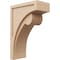 Ekena Millwork 10"W x 20"D x 30"H Classic Viola Rough Cedar Woodgrain TimberThane Corbel, Primed Tan CORUR10X20X30VIORCPR - alternate 1